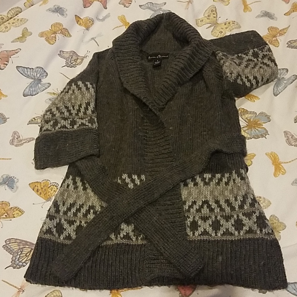 Wrap sweater